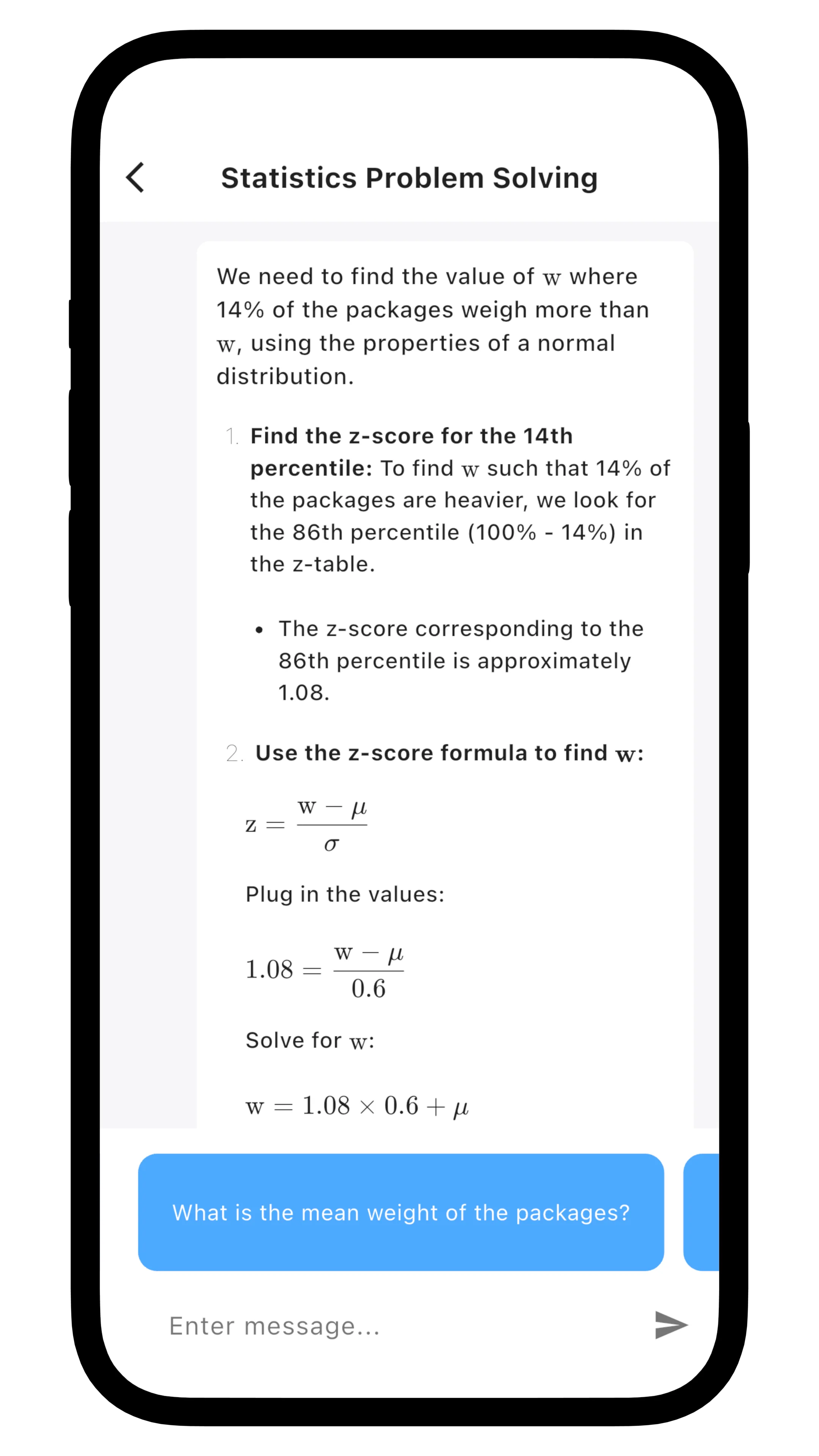 Using AI statistics solver for step-by-step solutions